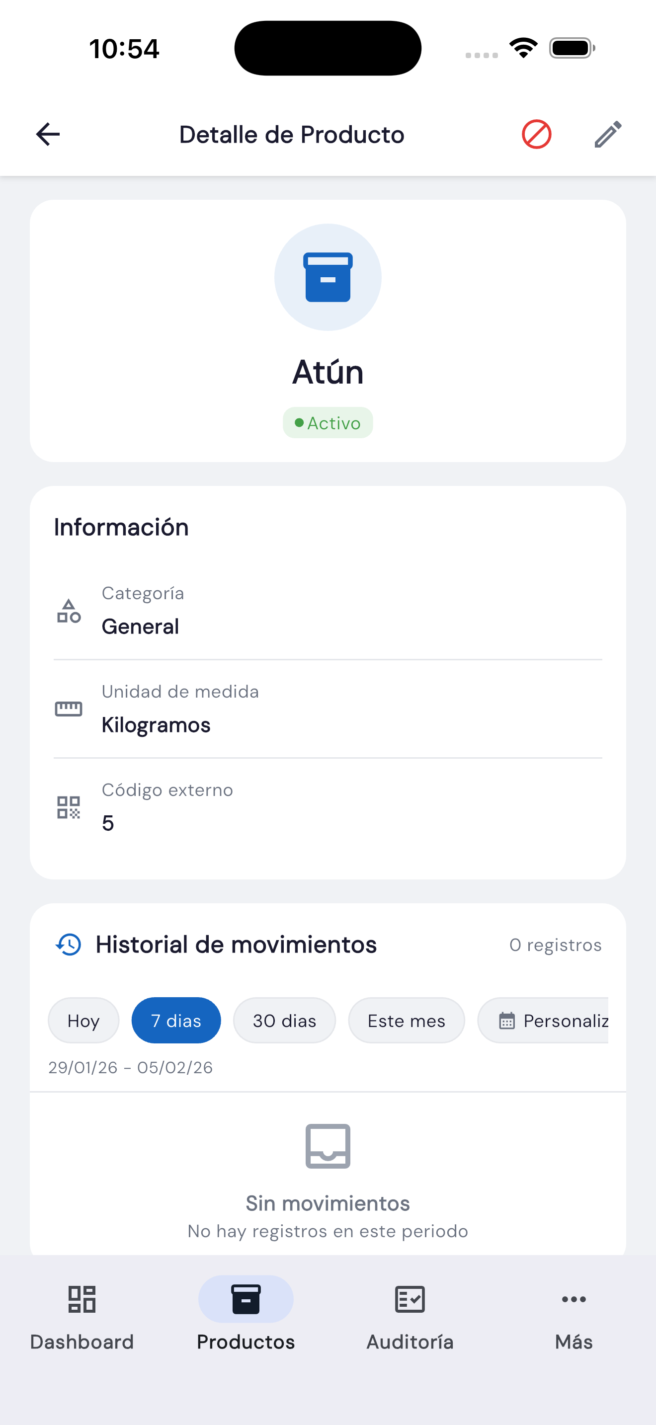Stock Tracker Product Detail